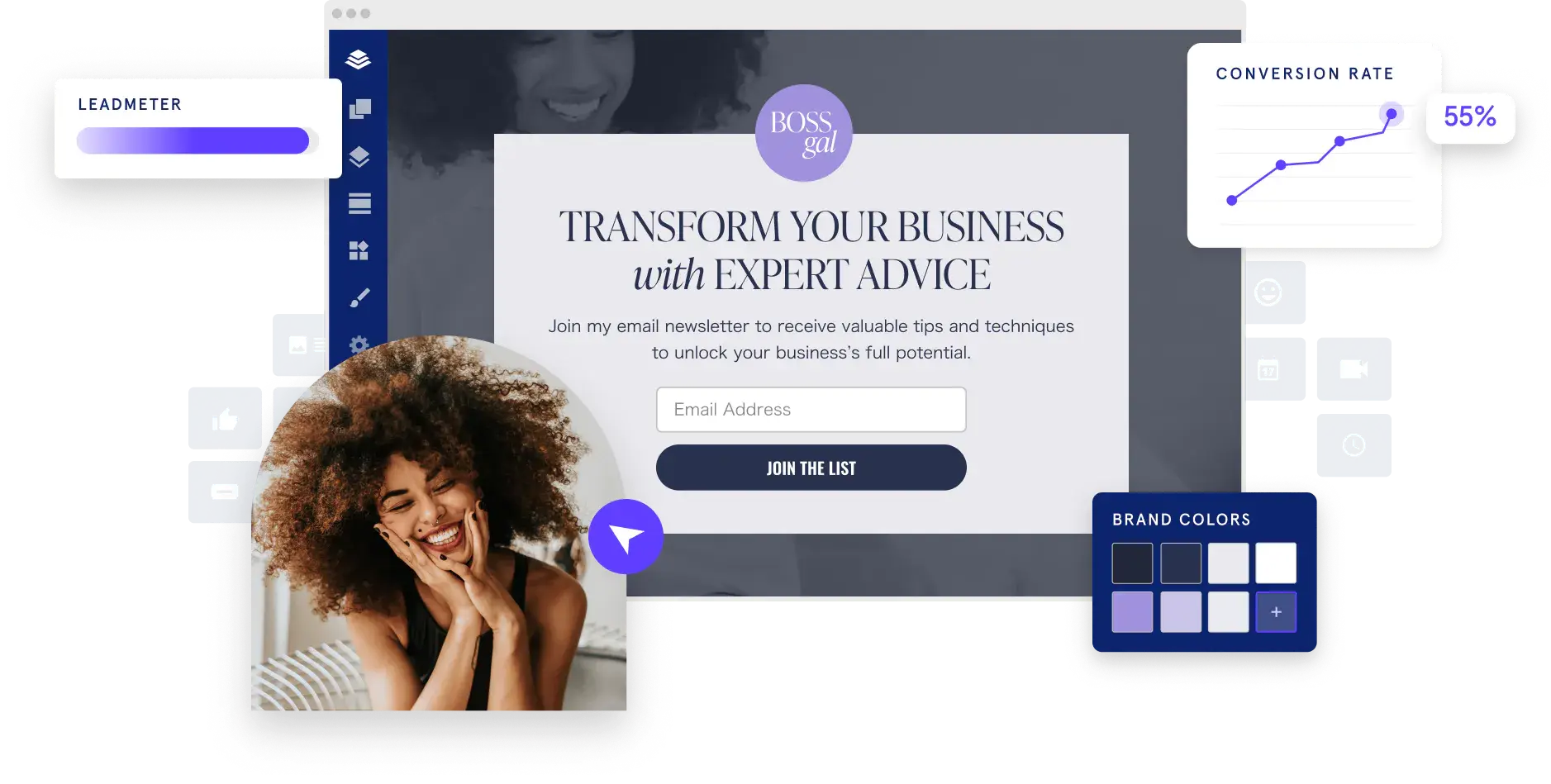 WordPress builder plugin Leadpages.