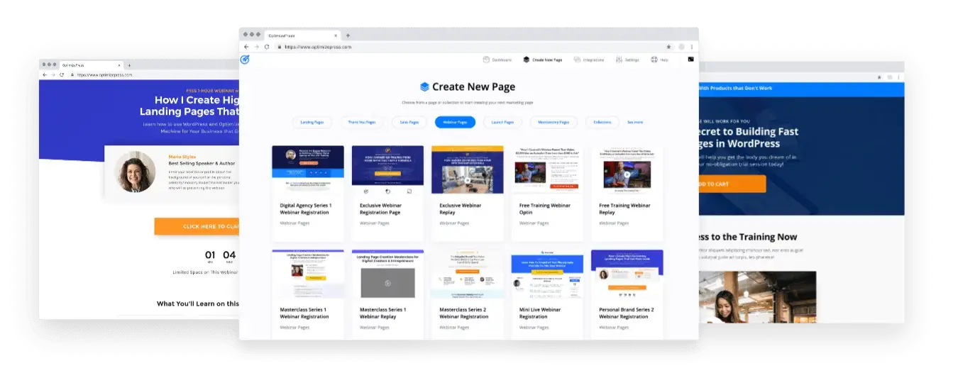 WordPress builder plugin OptimizePress.