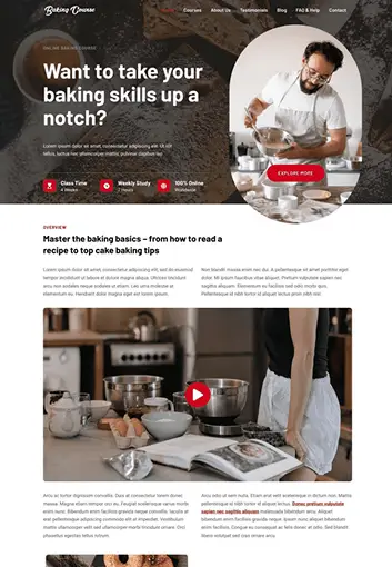 Baking - Course